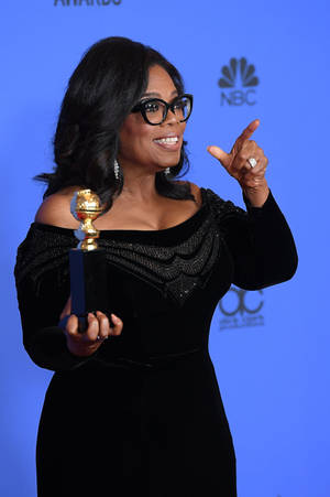 TV-persoonlikheid Oprah Winfrey agtergrond — 2:3 Muurpapier