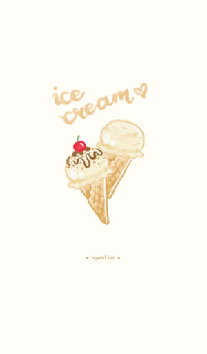 Twee Vanilla Oulike Ysies — Oulike estetiese GIF Muurpapier