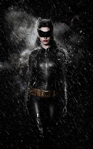 The Dark Knight Catwoman Portret-agtergrond — Galaxy Tab S10 Ultra Muurpapier