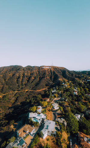Uitgestrekte Hollywood Land muurpapier — RedMagic Table Muurpapier