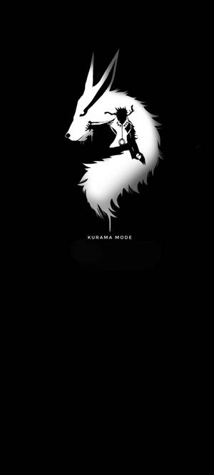 Uzumaki Naruto Swart Kurama Modus — Nothing Phone (2) Muurpapier