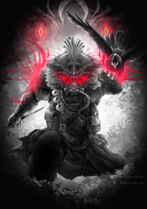 Koel muurpapier kuns van Bloodhound van Apex Legends — OnePlus Pad 4 Muurpapier