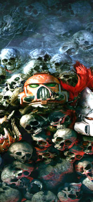 Iphone Xs Dawn Of War Iii Agtergrond — Galaxy XCover Muurpapier