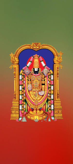 Venkateswara Swamy Hindoe Godheid — OnePlus 11 Muurpapier