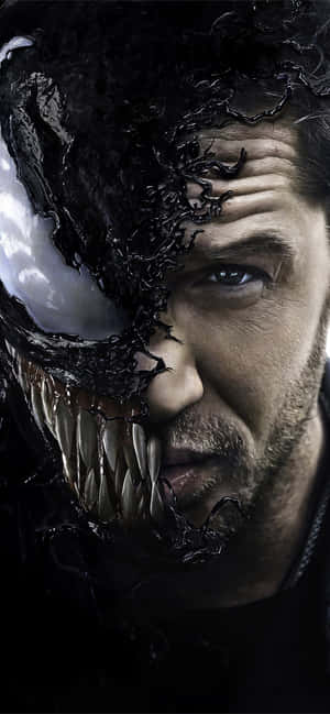 Venom en Tom Hardy Foon — Oppo A6c Muurpapier