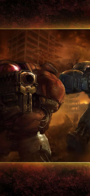 Iphone X Starcraft Ii Agtergrond — Vivo S Muurpapier