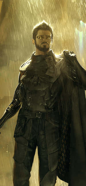 Android Deus Ex Mankind Divided Agtergrond — Tecno Pova 7 Ultra Muurpapier