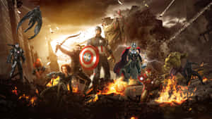 Marvel-agtergrond — Marvel Muurpapier