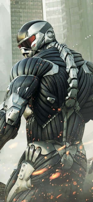 Iphone X Crysis 3 Agtergrond — Samsung Galaxy S20 Muurpapier