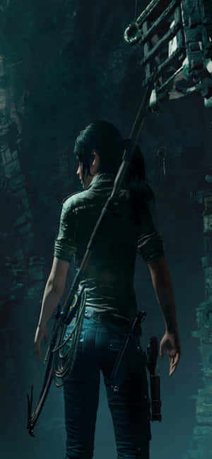 iPhone X Shadow Of The Tomb Raider Agtergrond — Vivo X300 Pro Muurpapier