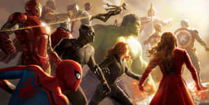 Marvel-prente — Marvel Muurpapier