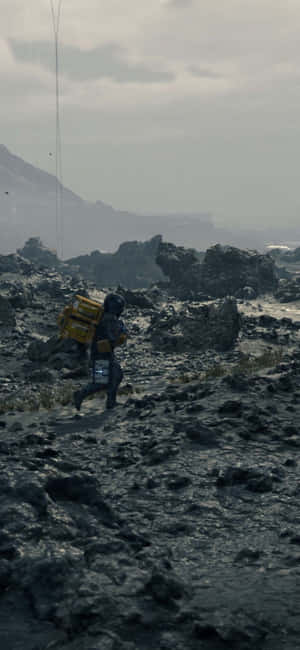 iPhone X Death Stranding Agtergrond — IQOO 15 Muurpapier
