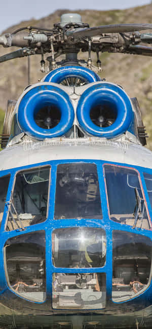 Iphone Xs Max Helikopters Agtergrond — Vivo V Muurpapier