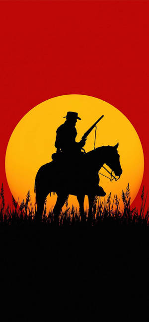Horse Red Dead Redemption 2 — iPhone 15 Muurpapier