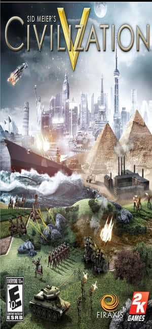 iPhone X Civilization V Agtergrond — Redmi 15C Muurpapier
