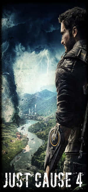 iPhone X Just Cause 4 Agtergrond — Pixel 7 Pro Muurpapier