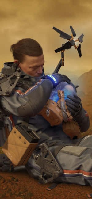 Iphone Xs Max Death Stranding Agtergrond — Xiaomi 14 Muurpapier