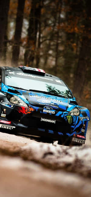 Iphone Xs Dirt Rally Agtergrond — Huawei Pura 90 Pro Muurpapier