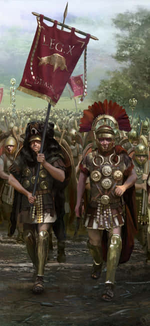 iPhone Xs Total War Rome 2 Agtergrond — iPhone 13 Mini Muurpapier
