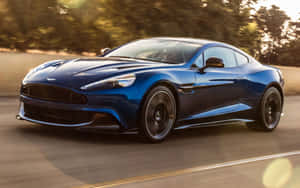 Verruklike Aston Martin Vanquish in Volle Glorie — Steam Deck Muurpapier