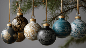 Kersfees,versierings,ornamente,handversier,intrikate,feestelike,vakansie,patrone