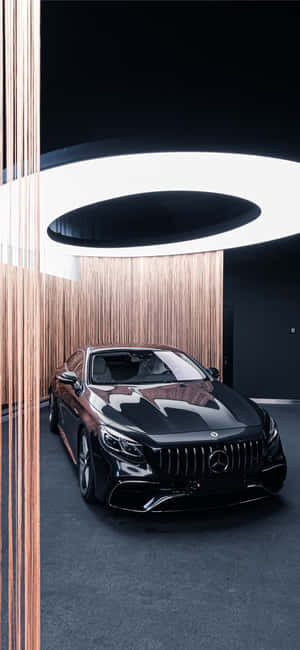 iPhone Xs Mercedes AMG Agtergrond — Samsung Galaxy S20 Muurpapier