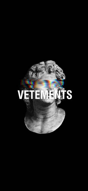 Vetements Apollo-beeld Trippy Estetika — Trippige estetiek Muurpapier