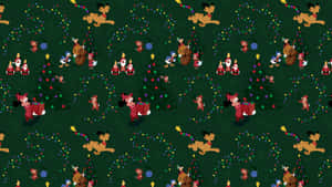 Vier die vakansie saam met Disney! — Disney kersfees Muurpapier