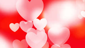 Liefdeshart-agtergrond — Oulike Hart Muurpapier