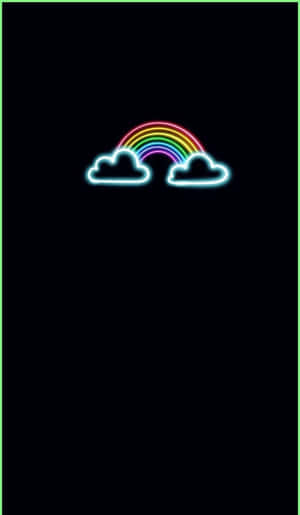 Neon Estetiese agtergrond — Neon estetika Muurpapier