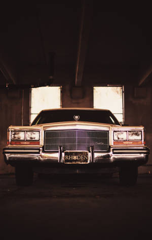 Vintage Cadillac Brougham Muurpapier — RedMagic Table Muurpapier