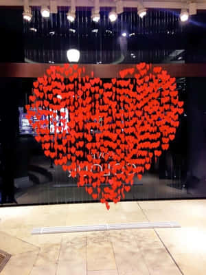 Valentyns [prent] — Hart estetiese GIF Muurpapier