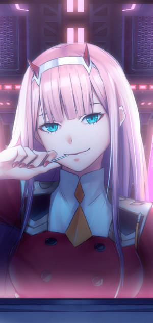 Vivo Y11 Anime Meisie met Pienk Hare
