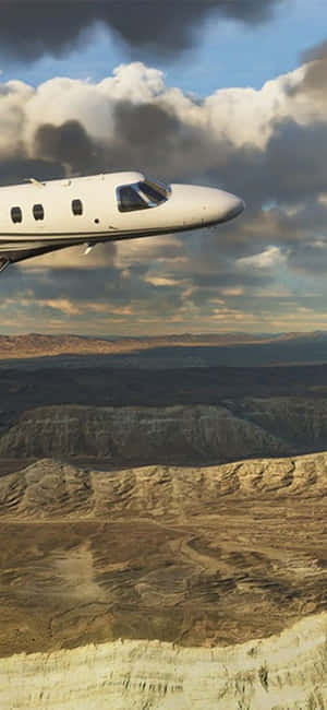 Iphone Xs Microsoft Flight Simulator Agtergrond — Pixel 7 Pro Muurpapier