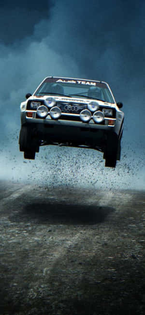 Iphone Xs Dirt Rally Agtergrond — Motorola Edge Muurpapier