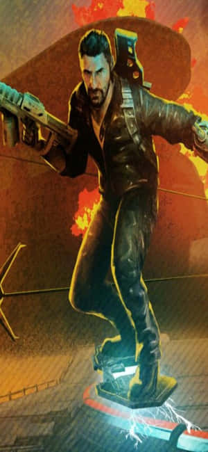 iPhone X Just Cause 4 Agtergrond — OnePlus Muurpapier