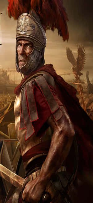 iPhone Xs Total War Rome 2 Agtergrond — Galaxy A56 Muurpapier