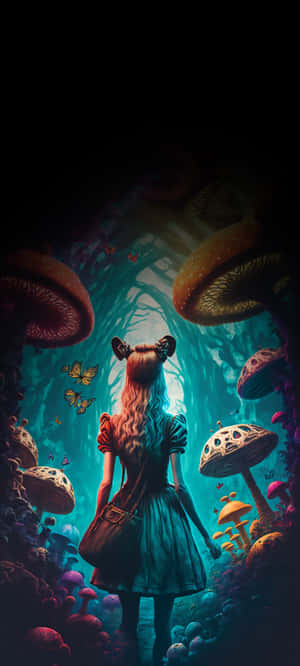 Alice In Wonderland Agtergrond — 1440x3200 Muurpapier