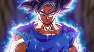 Volg die Avonture van Goku en Sy Vriende in Dragon Ball Super — Dragon ball super GIF Muurpapier