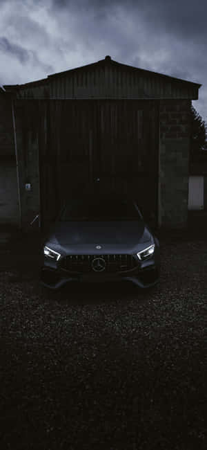 Iphone Xs Mercedes Amg Agtergrond — iPhone 12 Muurpapier