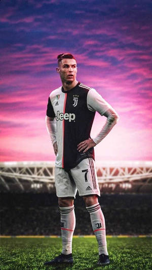 Voormalige Juventus-spanlid Ronaldo iPhone — Cristiano ronaldo Muurpapier