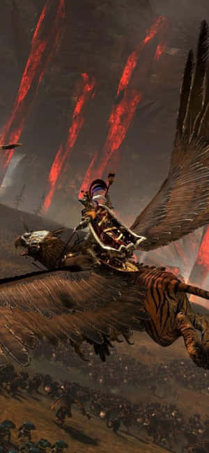 Iphone X Total War Warhammer Agtergrond — Galaxy S22 Ultra Muurpapier