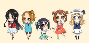 Anime kinders kunswerk agtergrond — Anime kinders Muurpapier