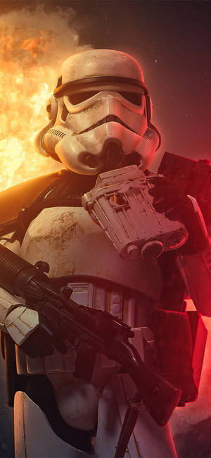 Vurige Star Wars iPhone 6 Plus — iPhone 12 Muurpapier