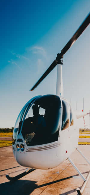Iphone Xs Helikopters Agtergrond — Galaxy S26 Ultra Muurpapier