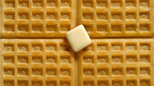 Wafels Botter Platlê agtergrond — Pro Display XDR Muurpapier