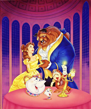 Walt Disney Beauty and the Beast muurpapier — Galaxy Z Vou 5 Muurpapier