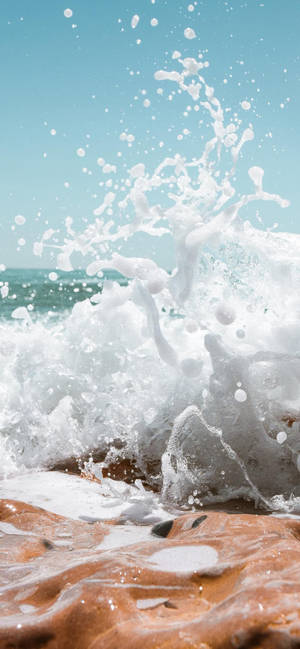 Waterplons iPhone 12-agtergrond — iPhone 12 Pro Max Muurpapier