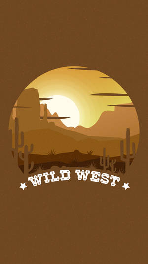 Wilde Westerse Estetika — Indie estetiese GIF Muurpapier