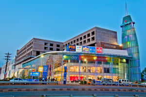 Winkelsentrum Agtergrond
